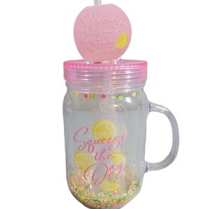 🆕️ Mason Jar with Straw